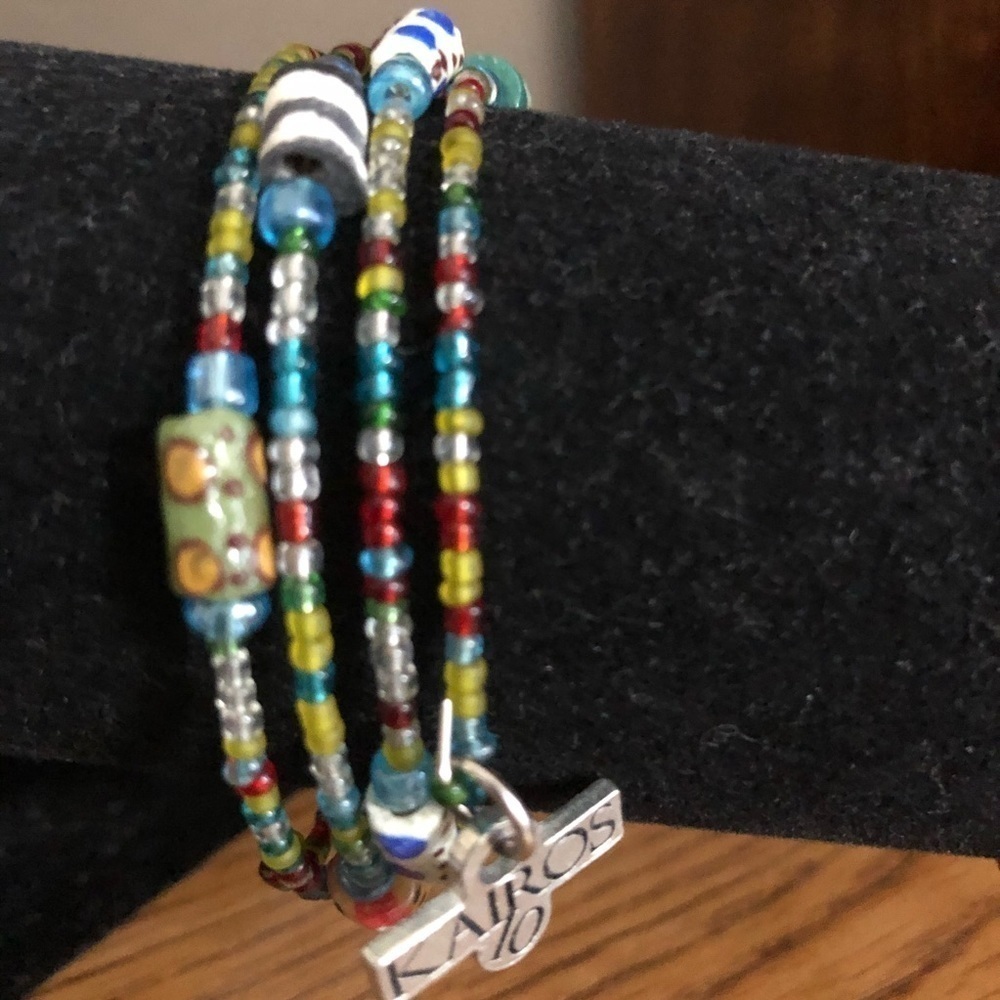 Handcrafted Bead Stretch Bracelet
